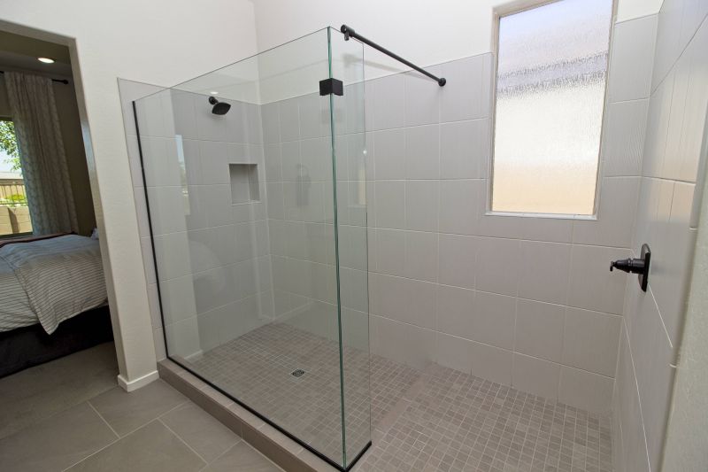 Black Framed Glass Shower Door
